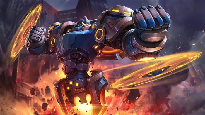 Uranus Mech Protector Skin Mobile Legends 4K