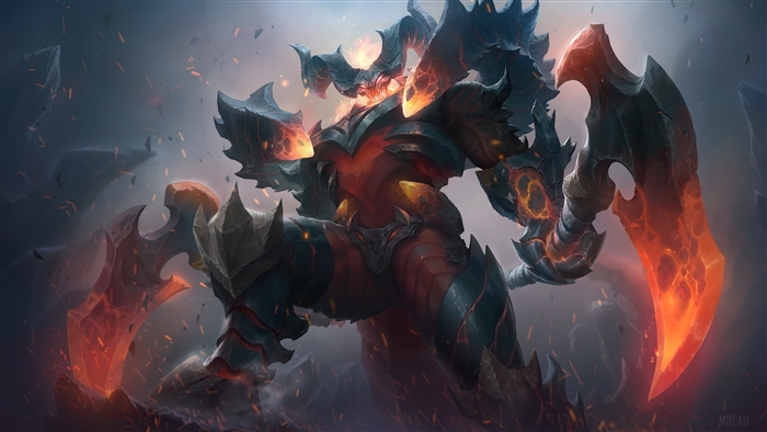 Thamuz Mobile Legends 4K Fiery Warrior
