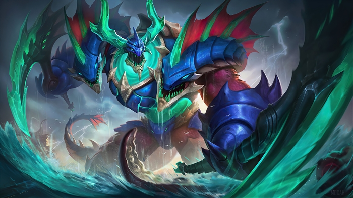 Thamuz Liquid Fire Skin Mobile Legends 4K