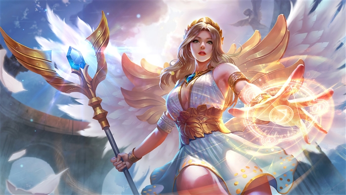 Rafaela Angelic Warrior from Mobile Legends 4K