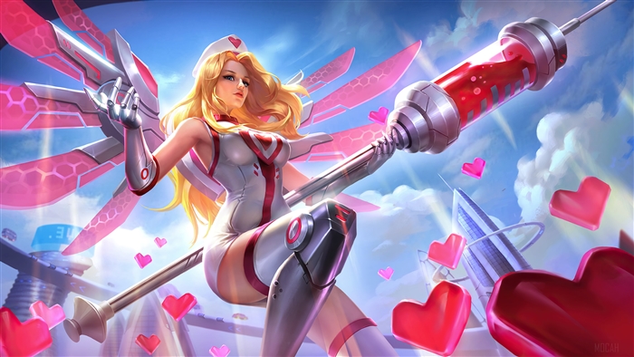 Rafaela Biomedic Skin from Mobile Legends 4K