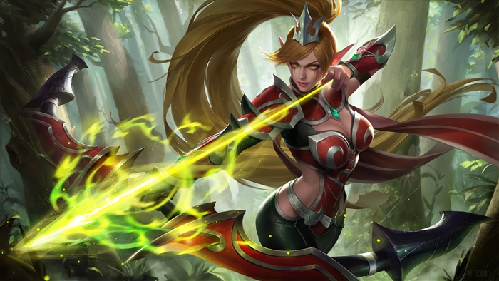 Miya with Burning Bow Mobile Legends 4K