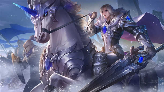 Leomord Frostborn Paladin Mobile Legends 4K