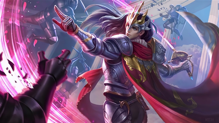 Lancelot Floral Knight Mobile Legends 4K Artwork