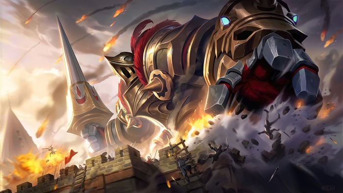 Grock Castle Guard Skin Mobile Legends 4K