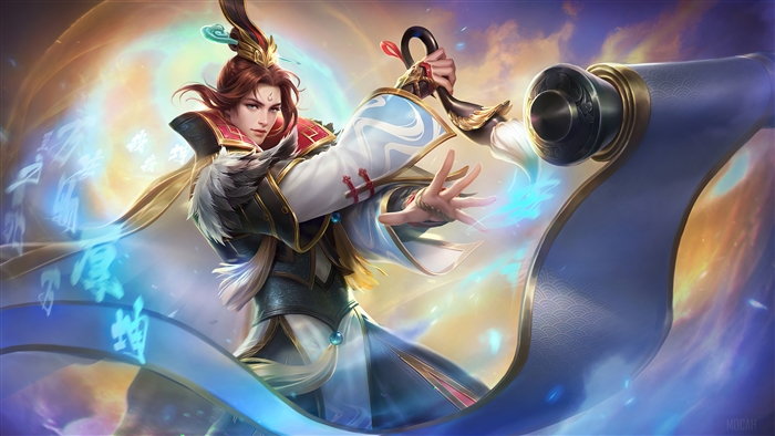 Estes White Crane Skin Mobile Legends 4K Artwork