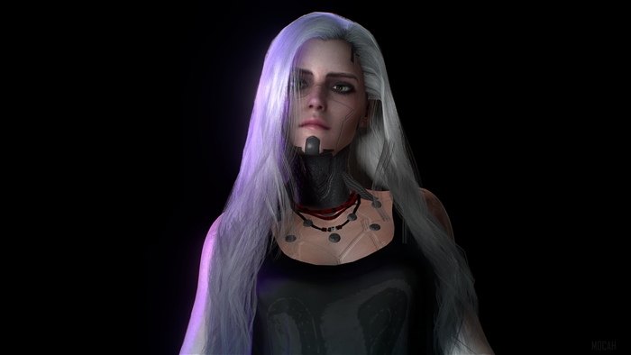 Ciri from Cyberpunk 2077 4K
