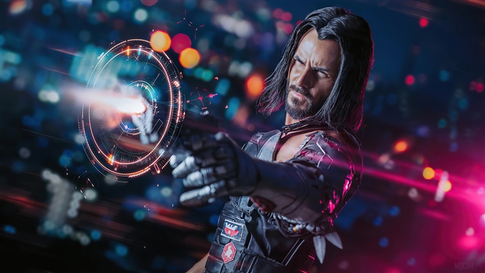 Johnny Silverhand from Cyberpunk 2077 Cosplay 4K