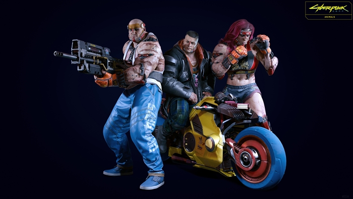 Cyberpunk 2077 Animals Gang 4K