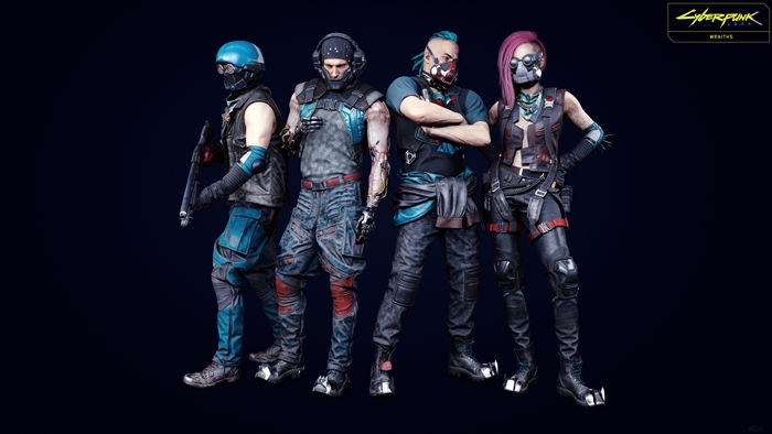 Cyberpunk 2077 Wraiths Gang 4K