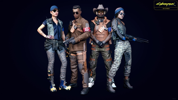 Cyberpunk 2077 6th Street Gang 4K