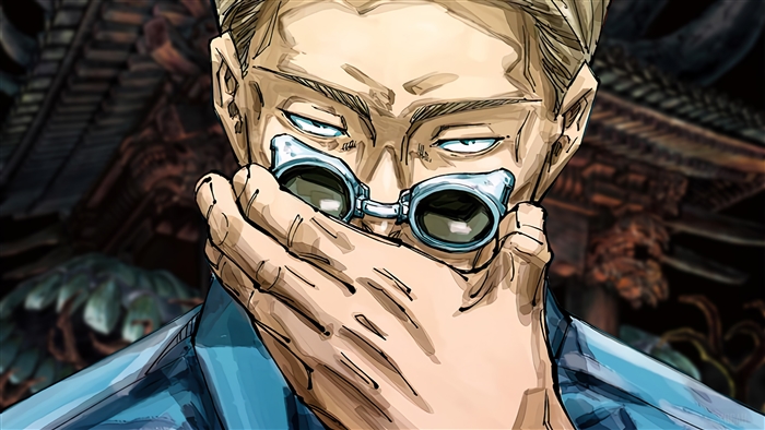 Kento Nanami Intense Gaze from Jujutsu Kaisen 4K