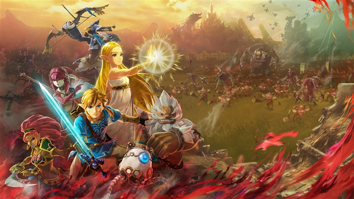 Hyrule Warriors: Age of Calamity Key Art 4K