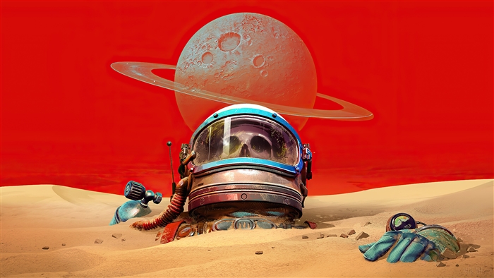 The Invincible Astronaut Skeleton 4K Sci-Fi Art