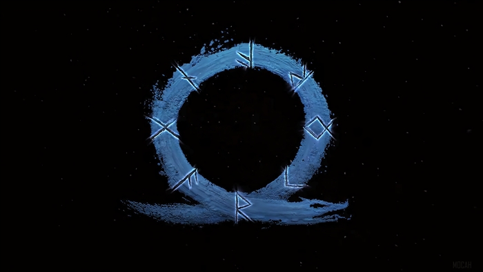 God of War Ragnarok Omega Symbol 4K
