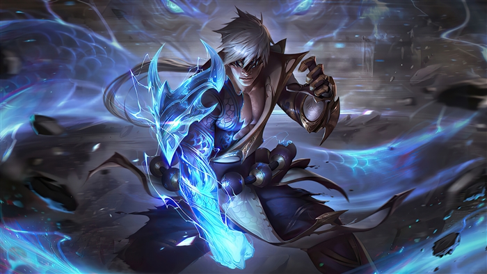 Storm Dragon Lee Sin from League of Legends 4K