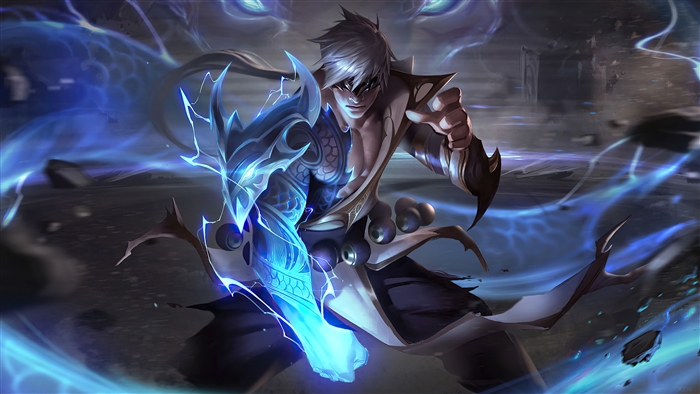 Lee Sin Storm Dragon 4K Artwork