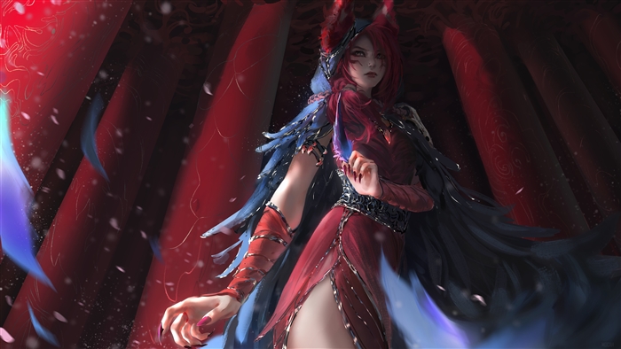 Xayah from League of Legends in 4K Art