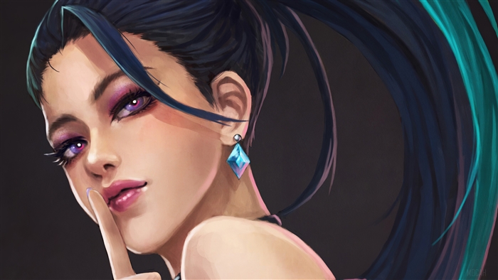Kaisa from League of Legends KDA The Baddest 4K