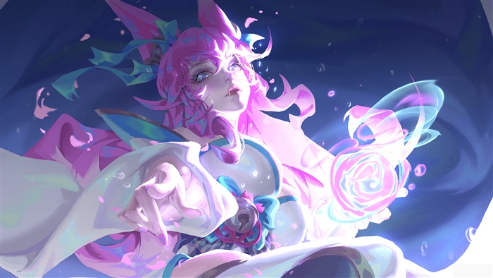 Spirit Blossom Ahri from League of Legends 4K