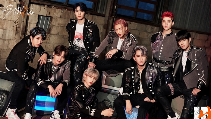 Stray Kids Group Photo 4K - Back Door Era