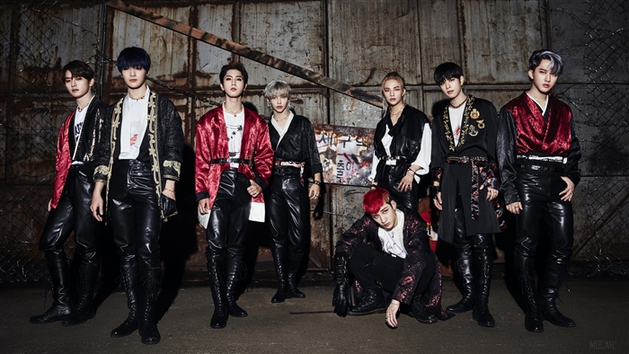 Stray Kids Back Door 4K Group Photo