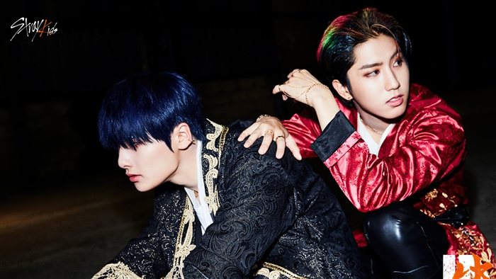 Stray Kids IN and Han in Elegant Outfits 4K