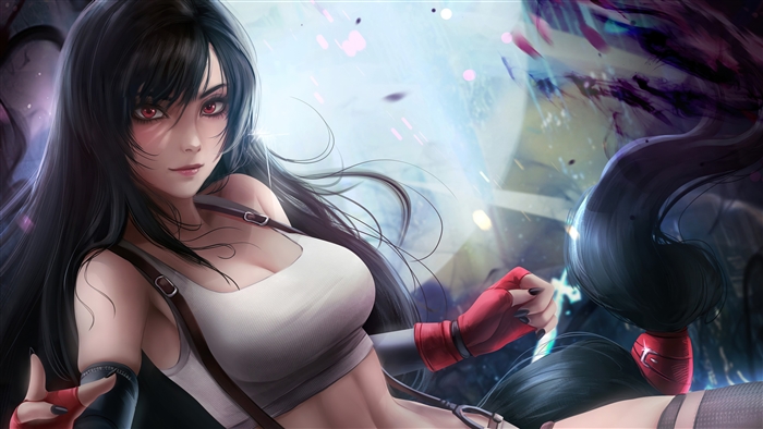 Tifa Lockhart Final Fantasy 7 Remake 4K Artwork
