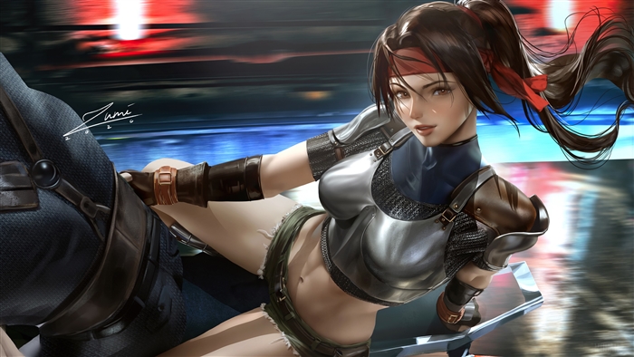 Jessie Rasberry from Final Fantasy 7 Remake 4K