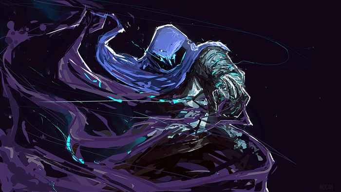 Omen Shadowy Figure Valorant Art 4K