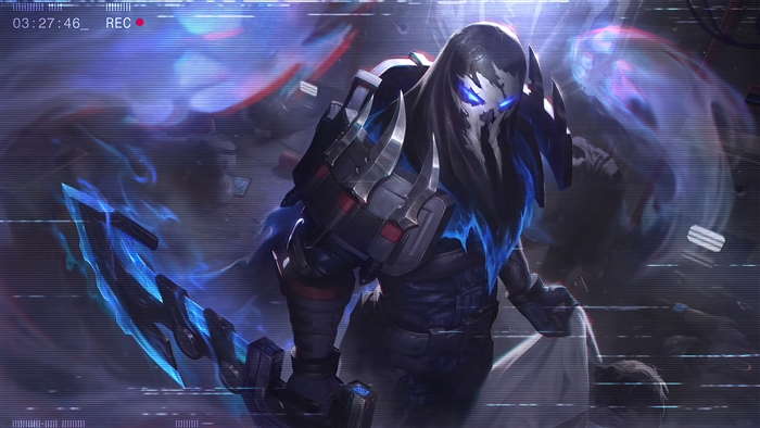 PsyOps Pyke from League of Legends 4K Splash Art