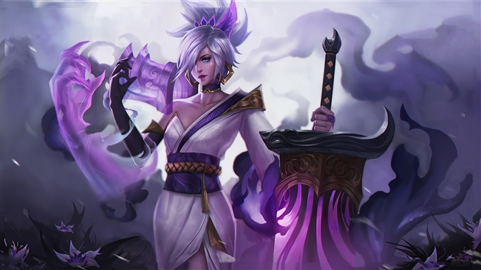 Spirit Blossom Riven from League of Legends 4K