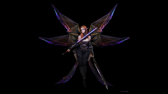 Kayle from League of Legends PsyOps 4K