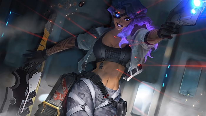 PsyOps Samira from League of Legends 4K