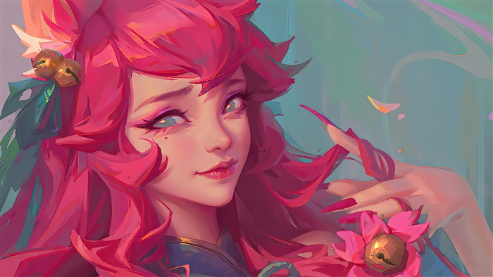 Ahri Spirit Blossom 4K League of Legends Artwork