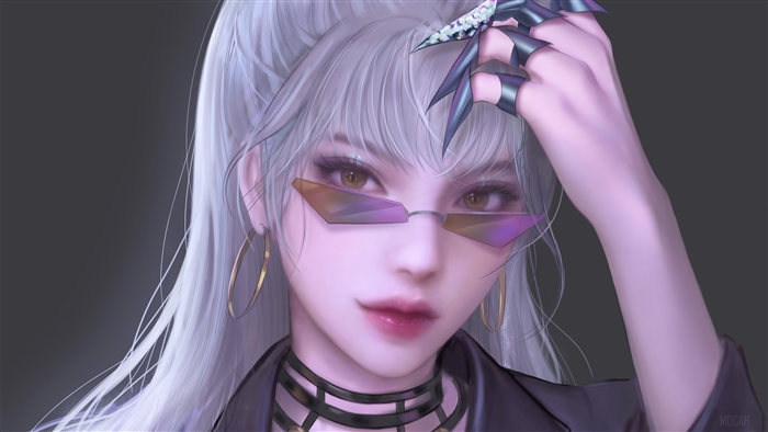 Evelynn from KDA in Sunglasses 4K