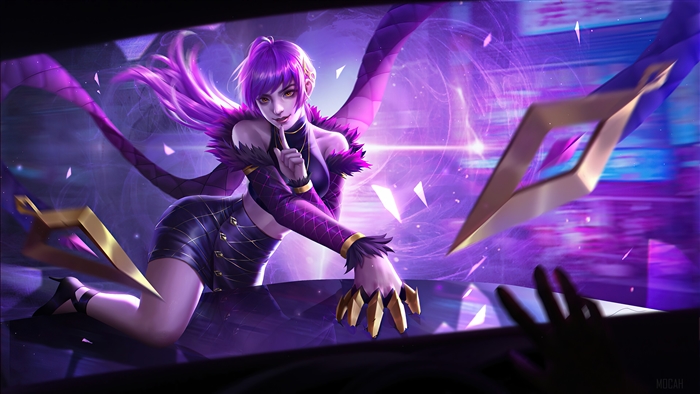 Evelynn from League of Legends KDA Art 4K
