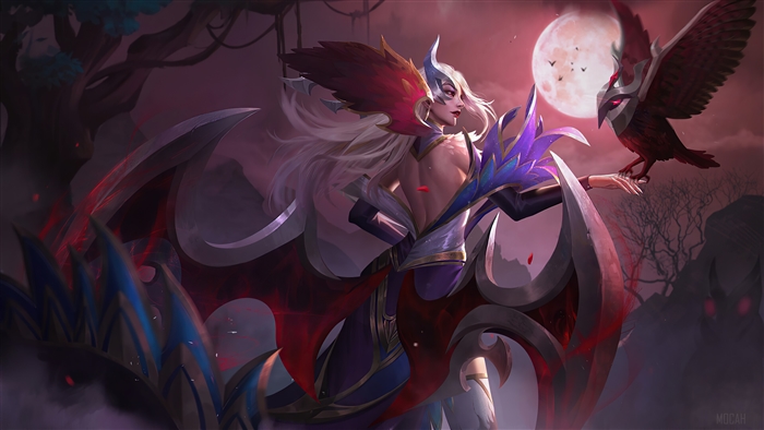 Morgana from League of Legends Coven 4K