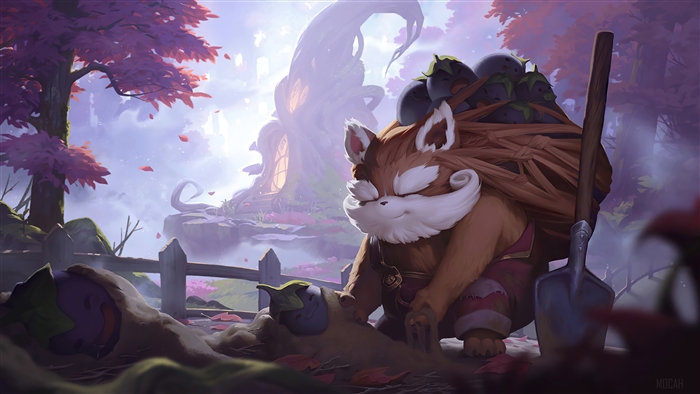 Fuzzy Caretaker from Legends of Runeterra 4K