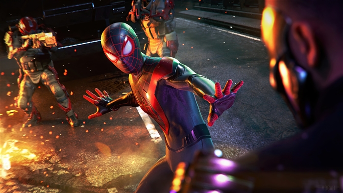Miles Morales from Marvel's Spider-Man in 4K