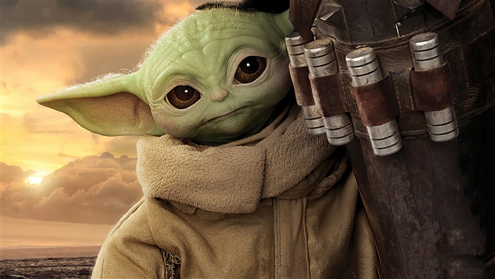 Baby Yoda from The Mandalorian Season 2 4K