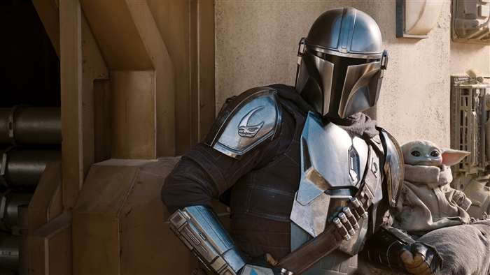 The Mandalorian and Grogu from Star Wars 4K