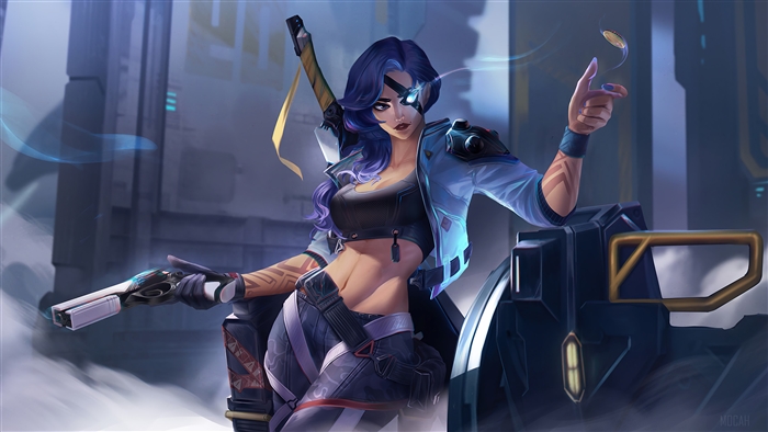 Samira PsyOps League of Legends 4K Artwork