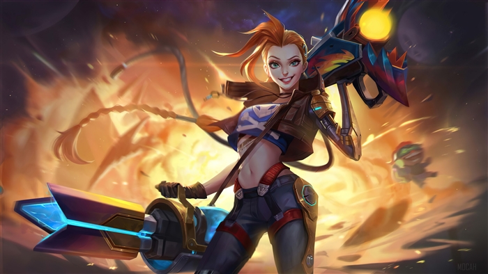 Jinx from League of Legends Odyssey 4K