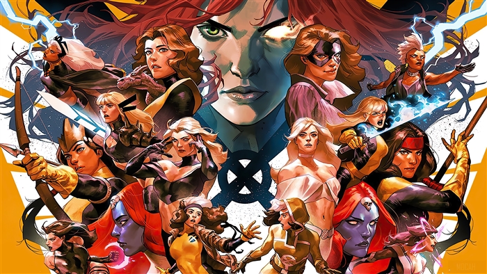 X-Men Women Marvel Comics 4K