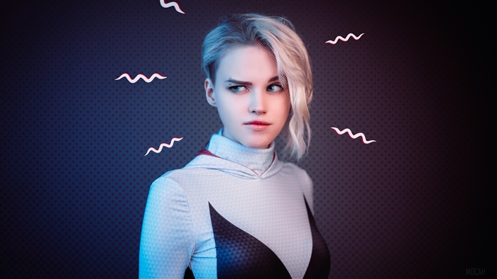 Spider Gwen Cosplay 4K