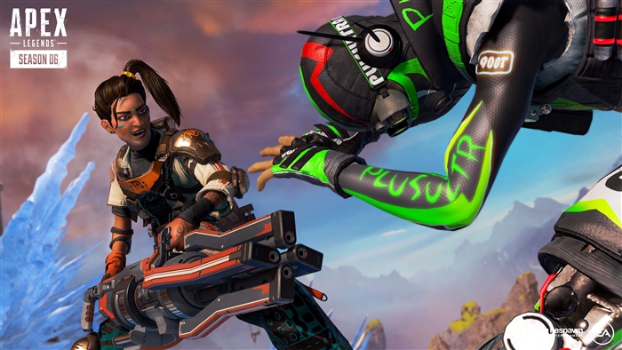 Rampart and Octane from Apex Legends Season 06 4K