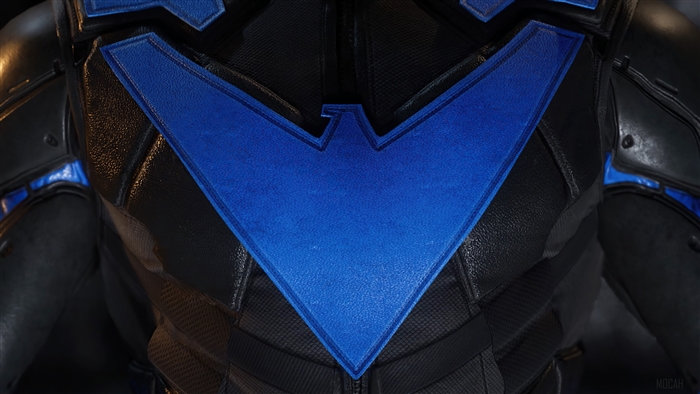 Nightwing's Costume Logo from Gotham Knights 4K