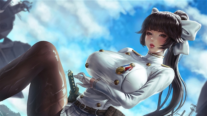 Takao from Azur Lane in 4K