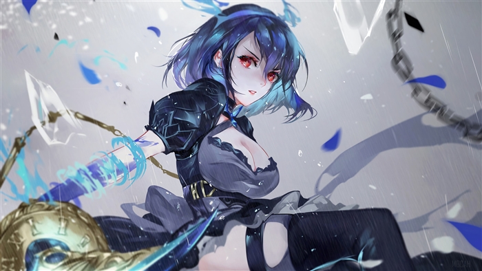 Alice from SINoALICE with a sword